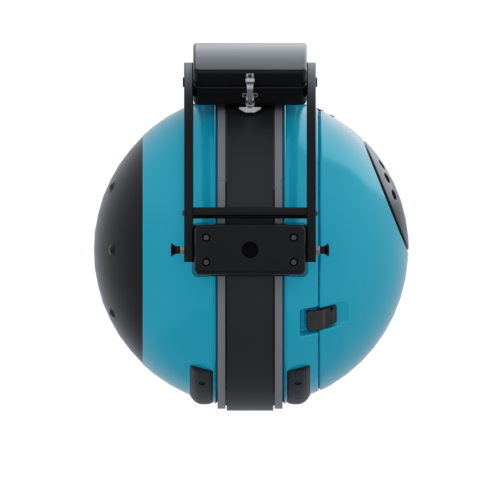 Back rendering of blue Pengo Cooler Ball